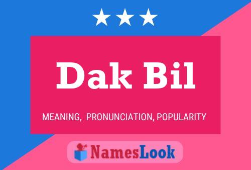 Dak Bil Name Poster