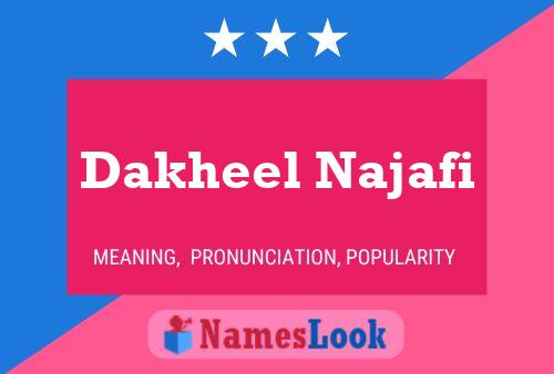 Dakheel Najafi Name Poster