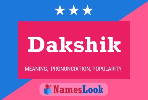 Dakshik Name Poster