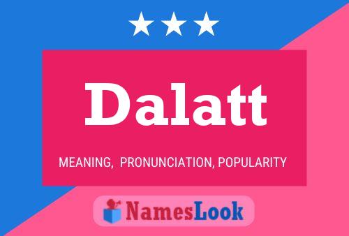 Dalatt Name Poster