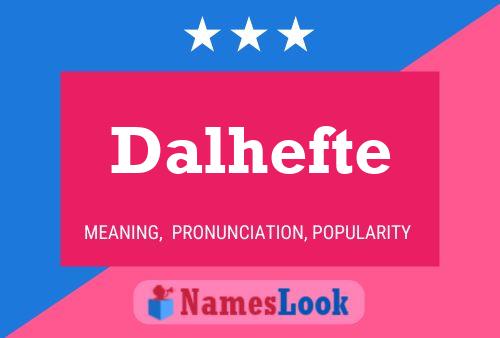 Dalhefte Name Poster