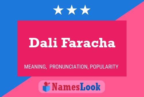 Dali Faracha Name Poster