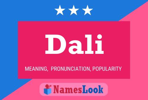 Dali Name Poster