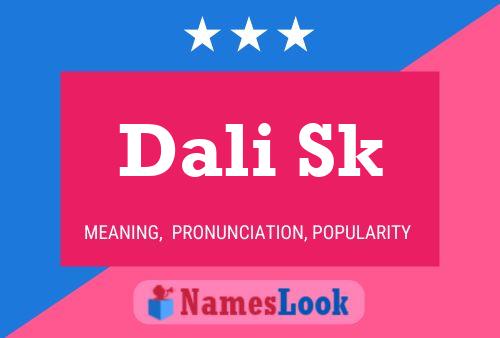 Dali Sk Name Poster