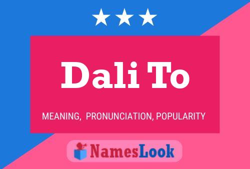 Dali To Name Poster