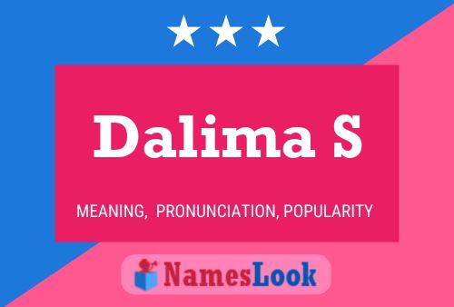 Dalima S Name Poster