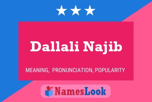 Dallali Najib Name Poster