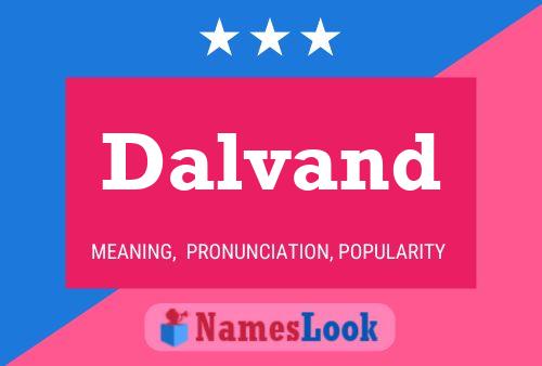 Dalvand Name Poster