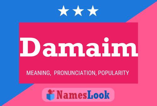 Damaim Name Poster