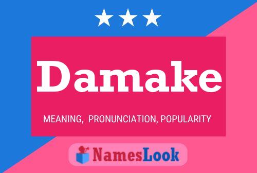 Damake Name Poster