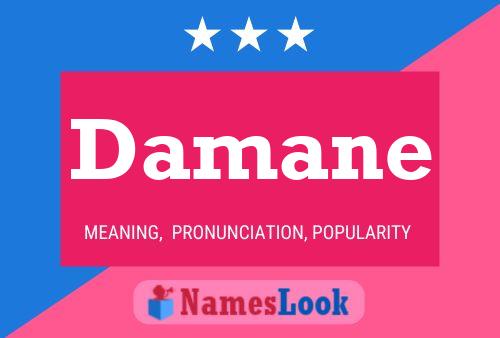 Damane Name Poster