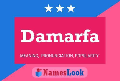 Damarfa Name Poster