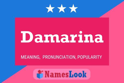 Damarina Name Poster