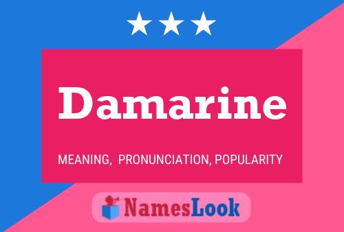 Damarine Name Poster