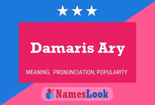 Damaris Ary Name Poster