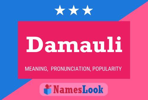 Damauli Name Poster