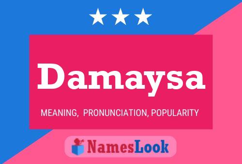 Damaysa Name Poster