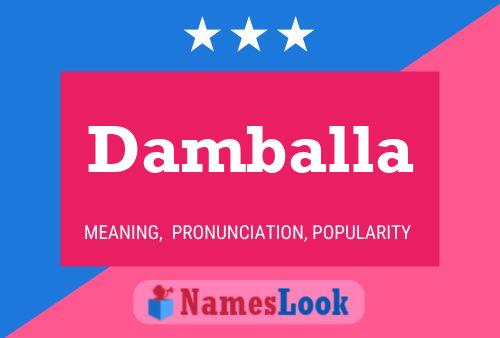 Damballa Name Poster