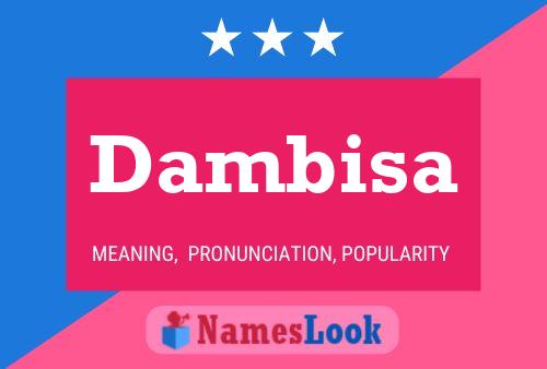 Dambisa Name Poster