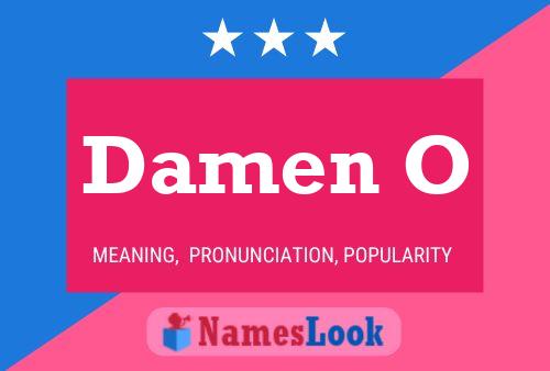 Damen O Name Poster