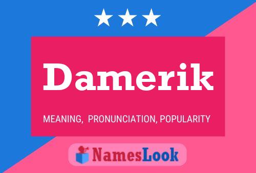 Damerik Name Poster