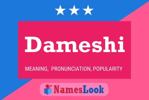 Dameshi Name Poster