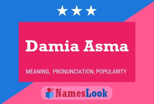 Damia Asma Name Poster