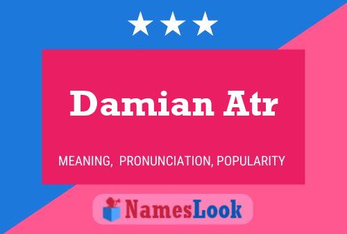 Damian Atr Name Poster