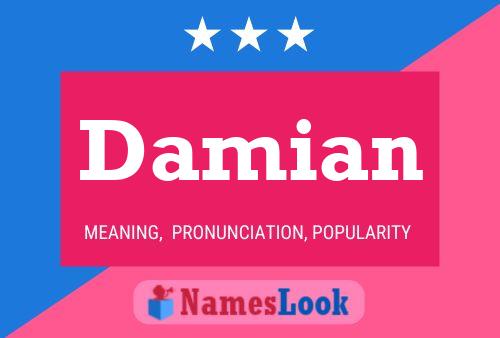 Damian Name Poster