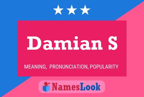 Damian S Name Poster