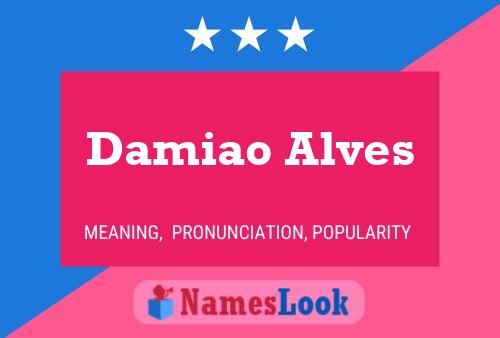 Damiao Alves Name Poster