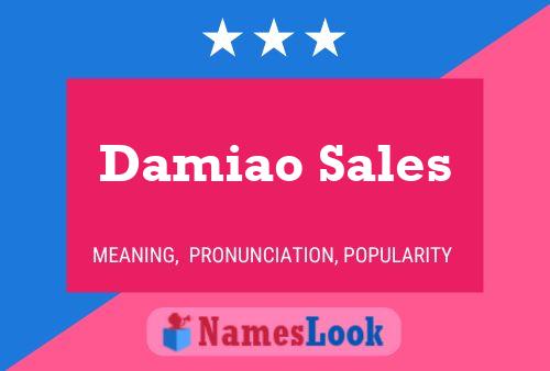 Damiao Sales Name Poster