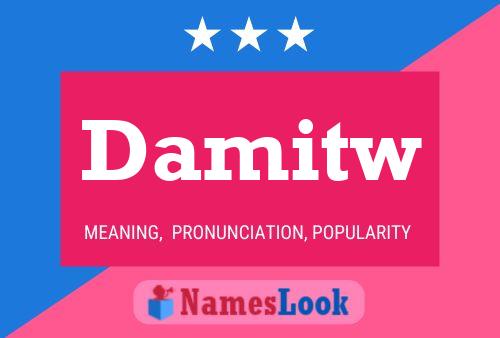 Damitw Name Poster