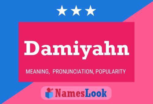 Damiyahn Name Poster