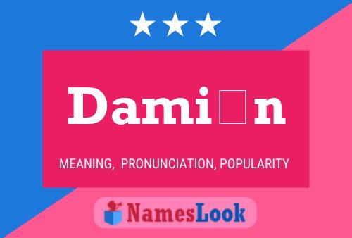 Damián Name Poster