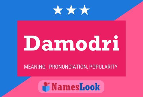 Damodri Name Poster