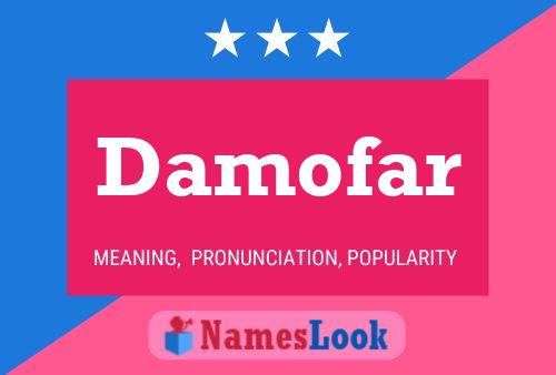 Damofar Name Poster