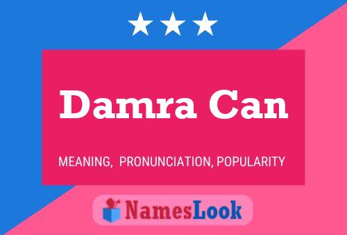 Damra Can Name Poster