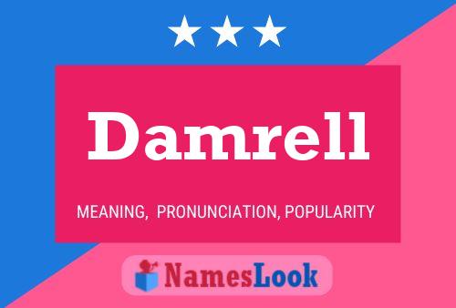 Damrell Name Poster