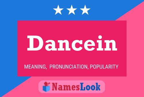 Dancein Name Poster