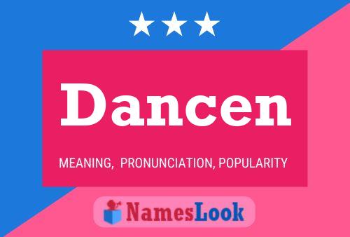 Dancen Name Poster