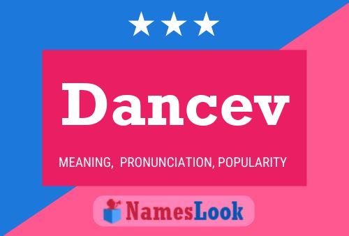 Dancev Name Poster