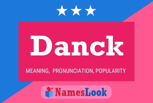 Danck Name Poster