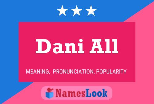 Dani All Name Poster