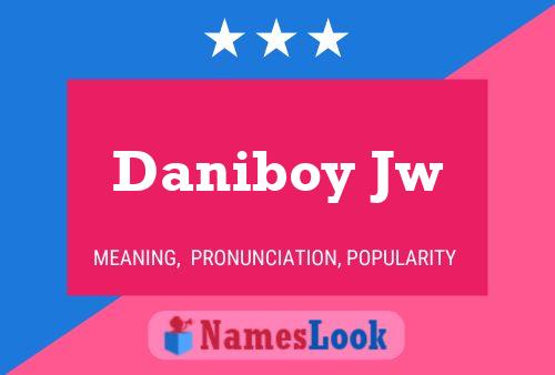 Daniboy Jw Name Poster