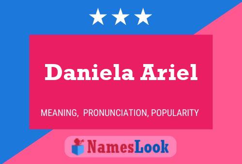 Daniela Ariel Name Poster