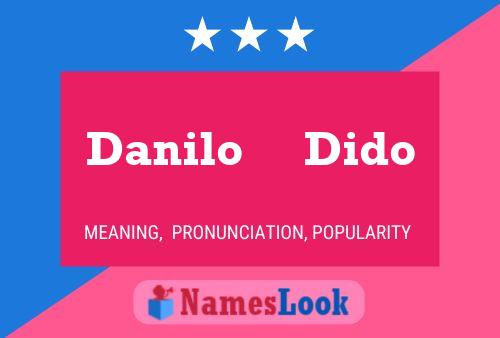 Danilo     Dido Name Poster