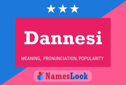 Dannesi Name Poster