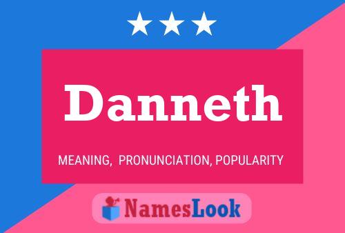 Danneth Name Poster