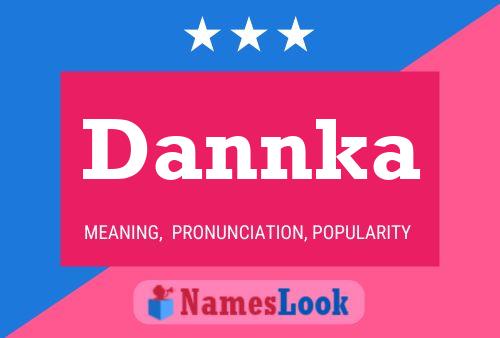 Dannka Name Poster